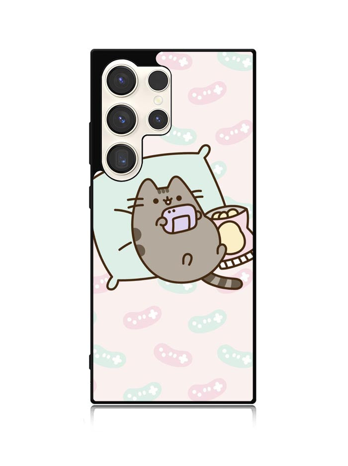 Pusheen The Cat Enjoy Gaming Samsung Galaxy S25 Ultra 5G Case