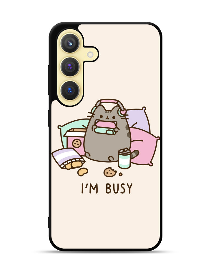Pusheen The Cat Very Busy Samsung Galaxy S25 Plus 5G , Samsung Galaxy S25+ 5G Case