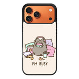 Pusheen The Cat Very Busy iPhone 17 Pro Case
