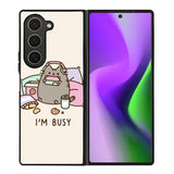 Pusheen The Cat Very Busy Samsung Galaxy Z Fold 6 Case