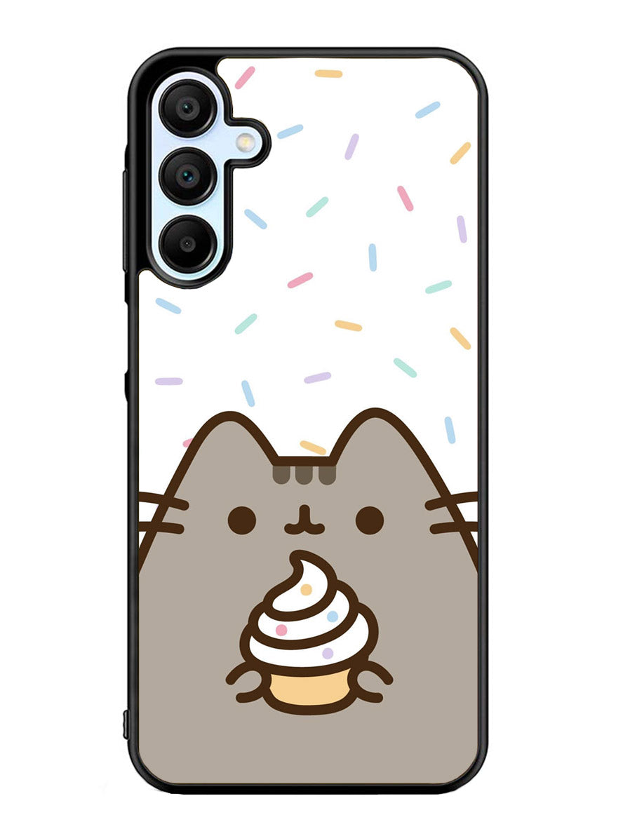Pusheen The Cat Rainbow Cupcakes Samsung Galaxy A25 5G Case