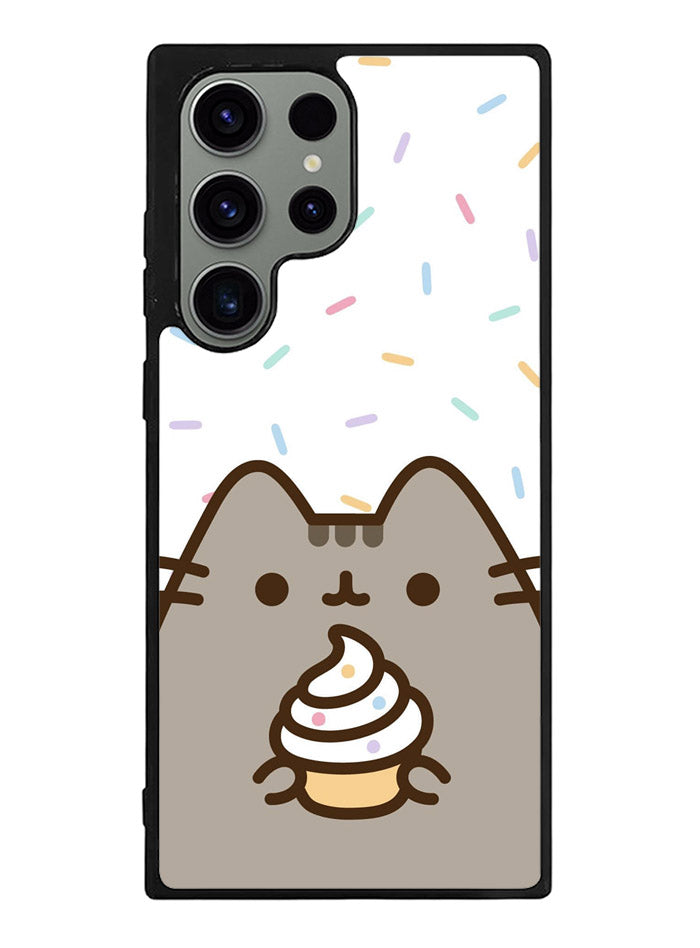 Pusheen The Cat Rainbow Cupcakes Samsung Galaxy S23 Ultra 5G Case