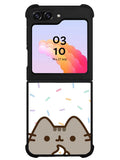 Pusheen The Cat Rainbow Cupcakes Samsung Galaxy Z Flip 5 5G 2023 Case