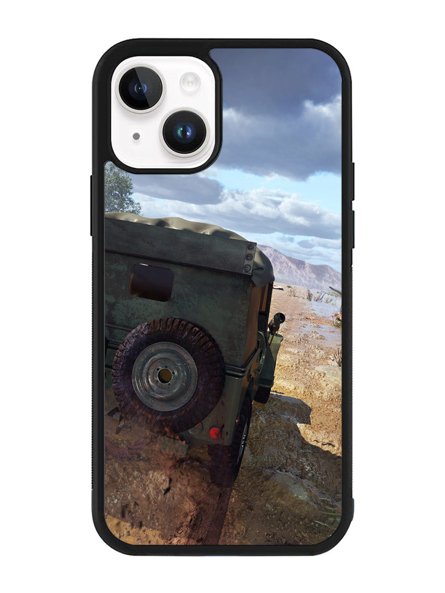 Free Fire Jeep Garena iPhone 14 Plus Case QC7053