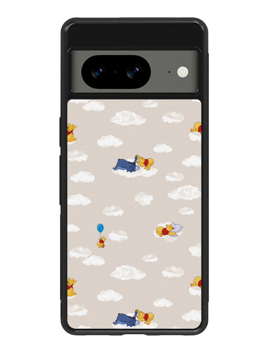 Winnie The Pooh Cloud Pattern Google Pixel 8 Case QC6854