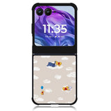 Winnie The Pooh Cloud Pattern Motorola Moto Razr Plus 2024 , Moto Razr+ 2024 Case OV6854