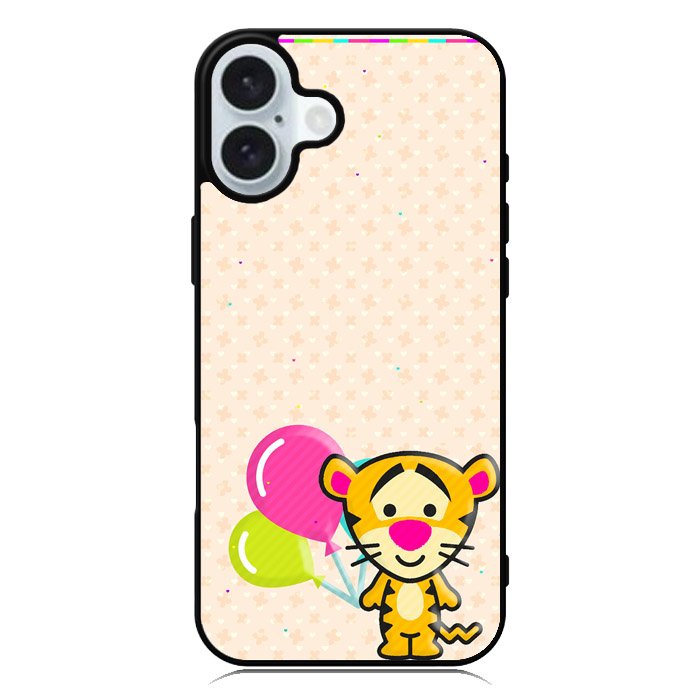 Winnie The Pooh Tigger Ballon iPhone 16 Plus Case QC6844