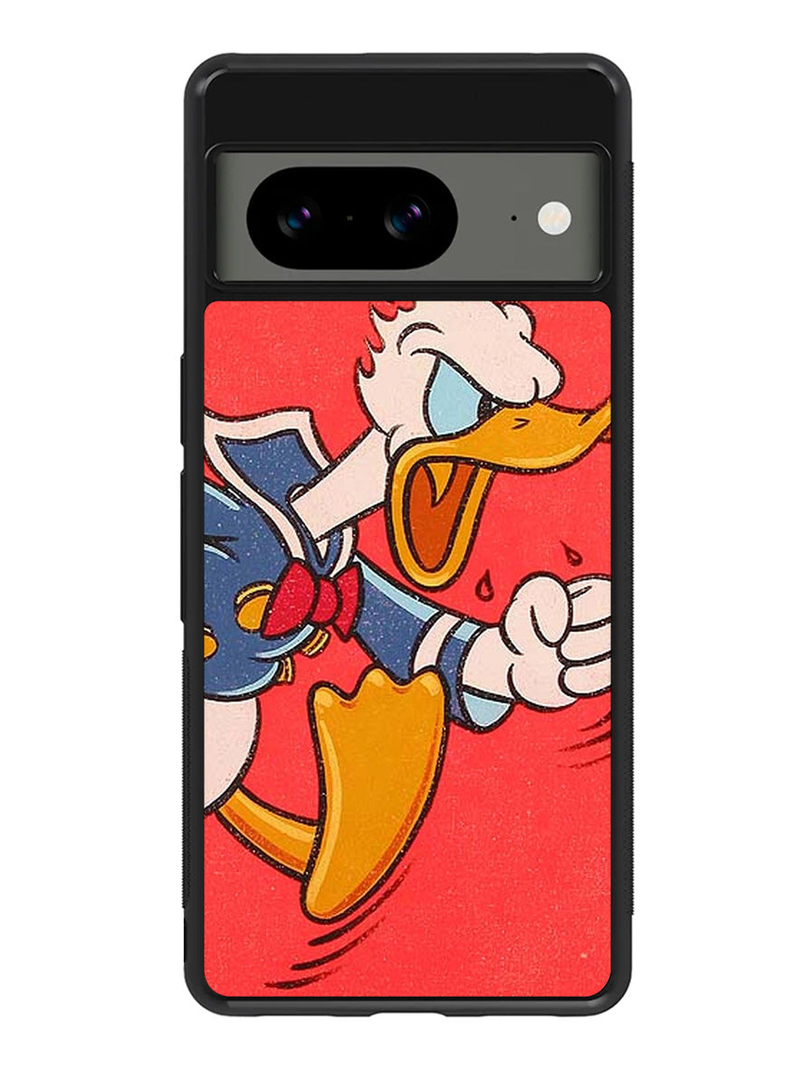 Angry Donald Duck Google Pixel 8 Case QC3819