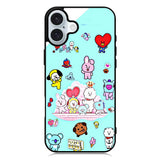 BTS BT21 Family iPhone 16 Case QC4293