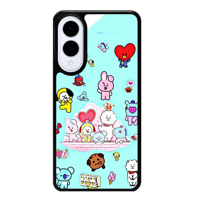 BTS BT21 Family Samsung Galaxy S25 Edge 5G Case OV4293