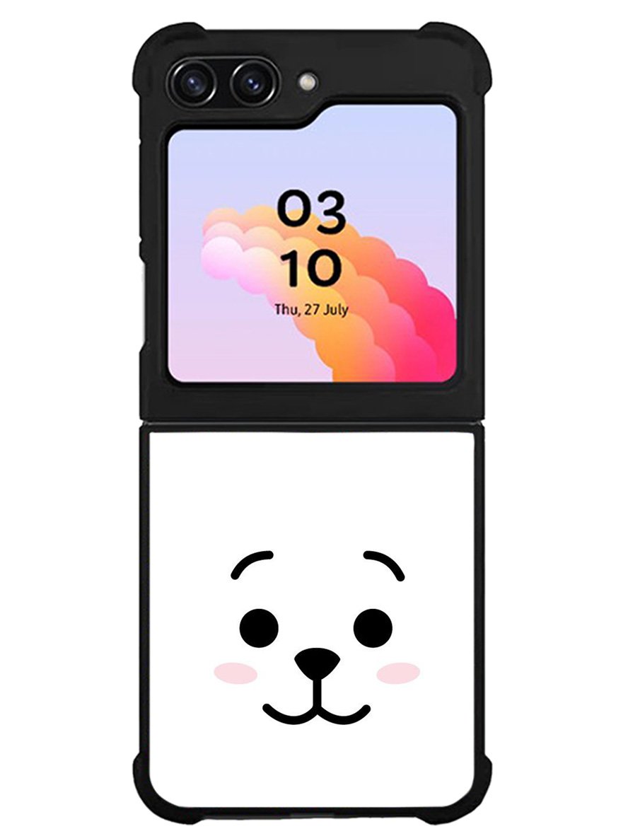 BTS BT21 RJ Face Samsung Galaxy Z Flip 5 5G 2023 Case OV7143