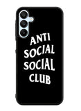 Anti Social Social Club Black White Samsung Galaxy A35 5G Case OV7174