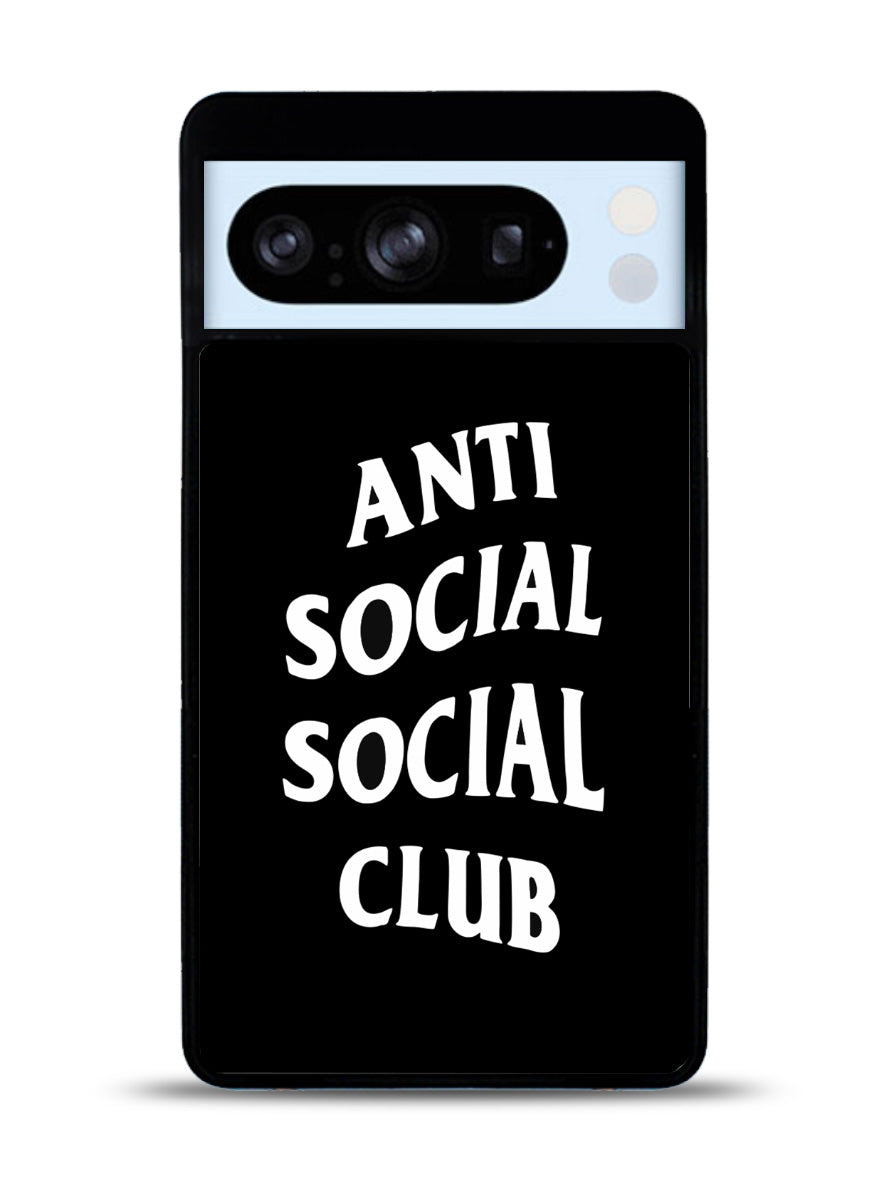 Anti Social Social Club Black White Google Pixel 8 Pro Case QC7174