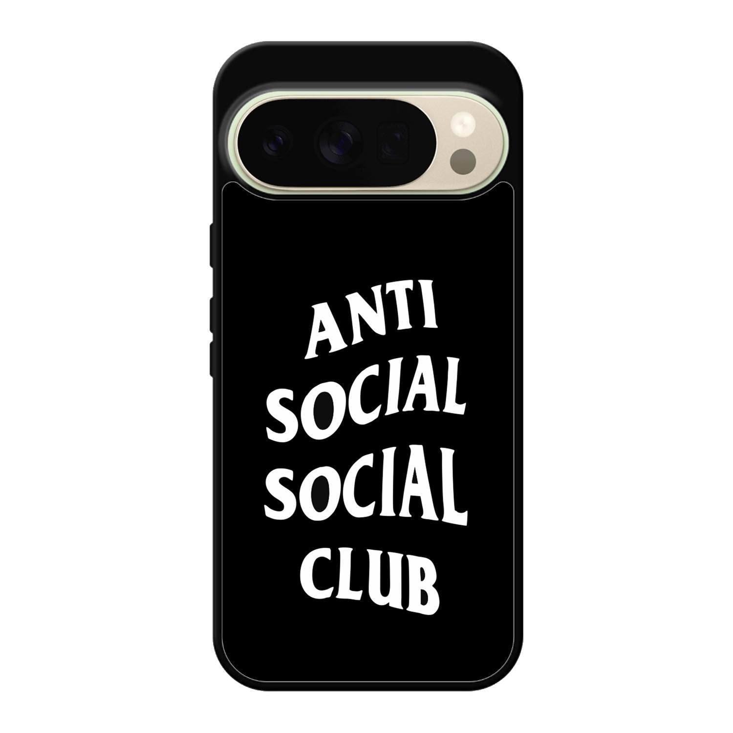 Anti Social Social Club Black White Google Pixel 10 Pro Case QC7174
