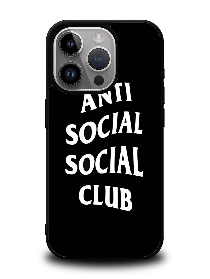 Anti Social Social Club Black White iPhone 16 Pro Max Case QC7174