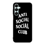 Anti Social Social Club Black White Samsung Galaxy A16 Case OV7174