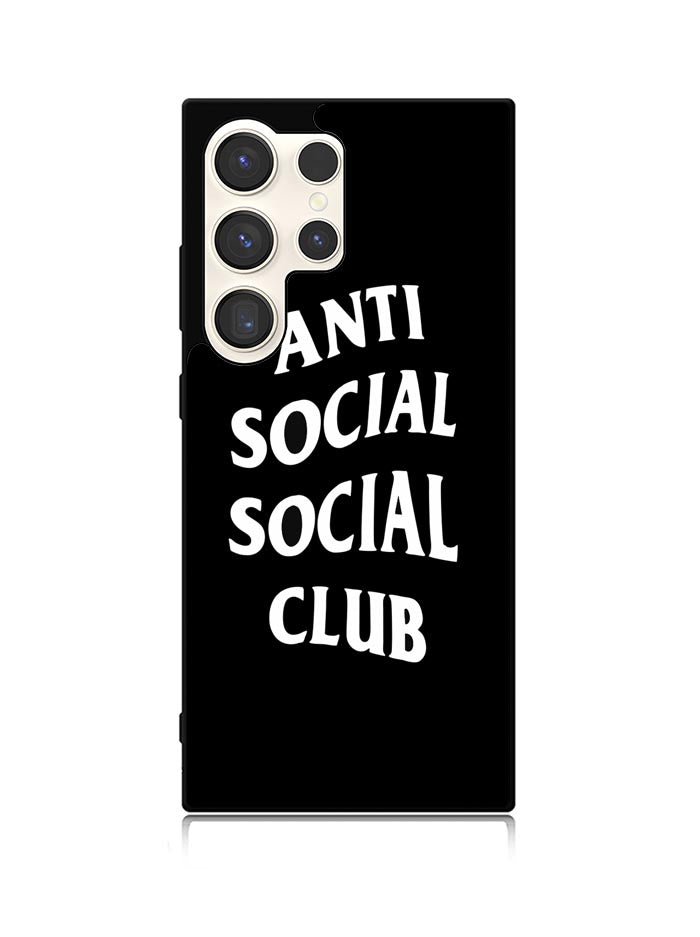 Anti Social Social Club Black White Samsung Galaxy S23 Ultra 5G Case QC7174