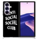 Anti Social Social Club Black White Samsung Galaxy Z Fold 7 Case OV7174
