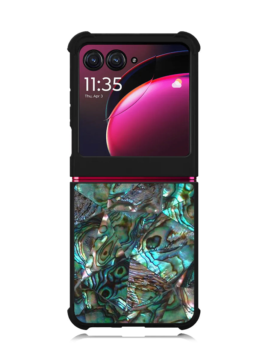 Crazy Pattern Abalone Motorola Moto Razr Plus 2023 , Moto Razr+ 2023 Case