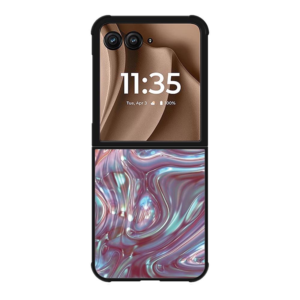 Pink Shell Abalone Motorola Moto RAZR Plus 2025 Case OV6966