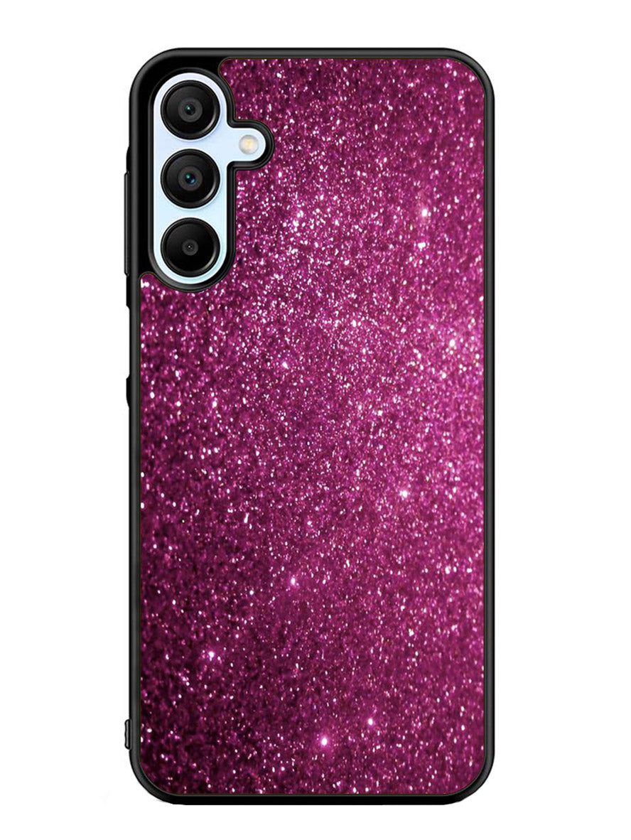 Purple Glitter Samsung Galaxy A25 5G Case