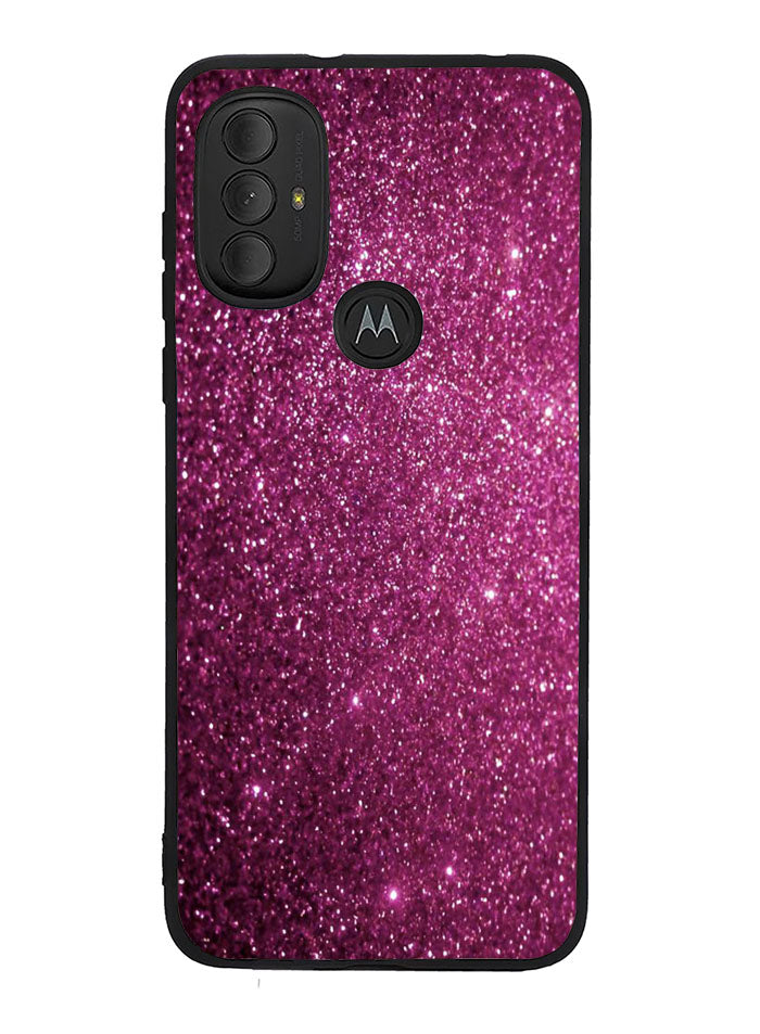 Purple Glitter Motorola Moto G Pure 2021 , Moto G Power 2022 Case