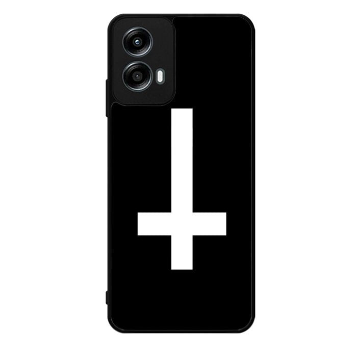 Satanic Cross Motorola Moto G Play 2024 Case OV6927