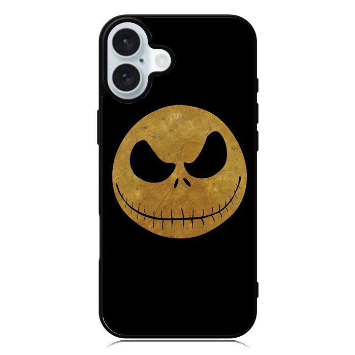 Nightmare Before Christmas Black iPhone 16 Case QC6983