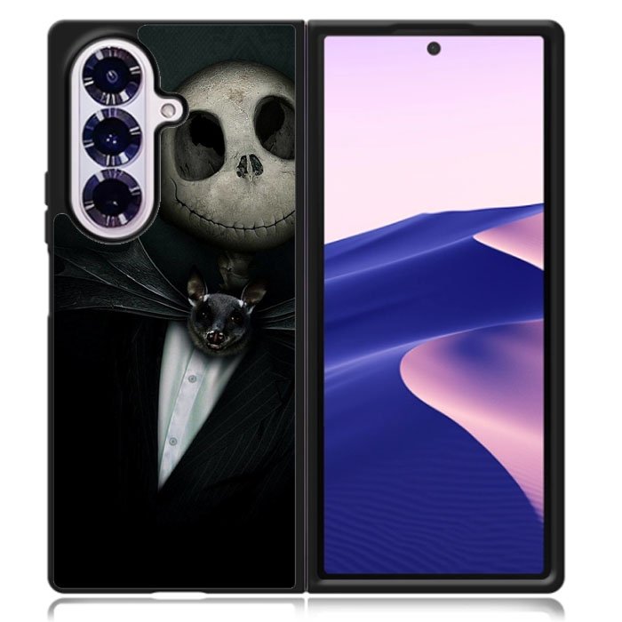 The Nightmare Before Christmas Skeleton Samsung Galaxy Z Fold 7 Case OV6905