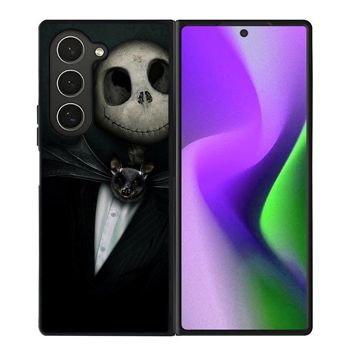 The Nightmare Before Christmas Skeleton Samsung Galaxy Z Fold 6 5G 2024 Case OV6905