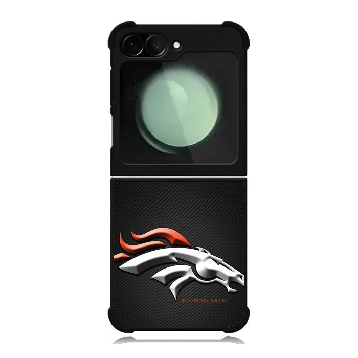 Denver Broncos Grey Background Samsung Galaxy Z Flip 6 Case