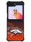 Denver Broncos Logo Ball Pattern Samsung Galaxy Z Flip 5 5G 2023 Case OV4622