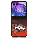 Denver Broncos Logo Ball Pattern Motorola Moto Razr Plus 2024 , Moto Razr+ 2024 Case OV4622