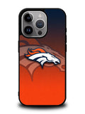 Denver Broncos Logo Ball Pattern iPhone 16 Pro Max Case QC4622