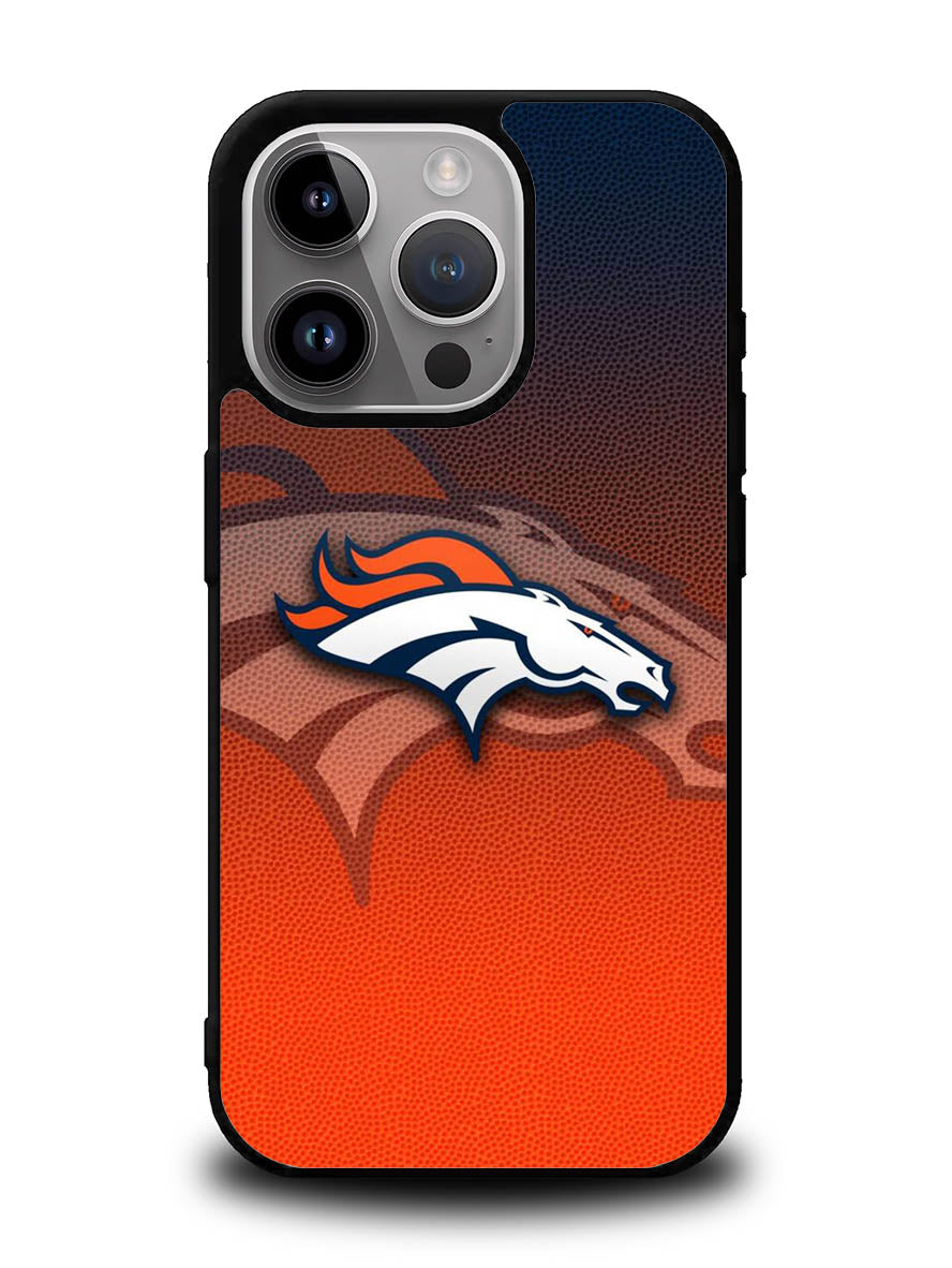 Denver Broncos Logo Ball Pattern iPhone 16 Pro Case OV4622
