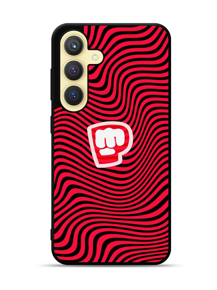 PewDiePie Red Black Logo Samsung Galaxy S25 Plus 5G , Samsung Galaxy S25+ 5G Case OV2940