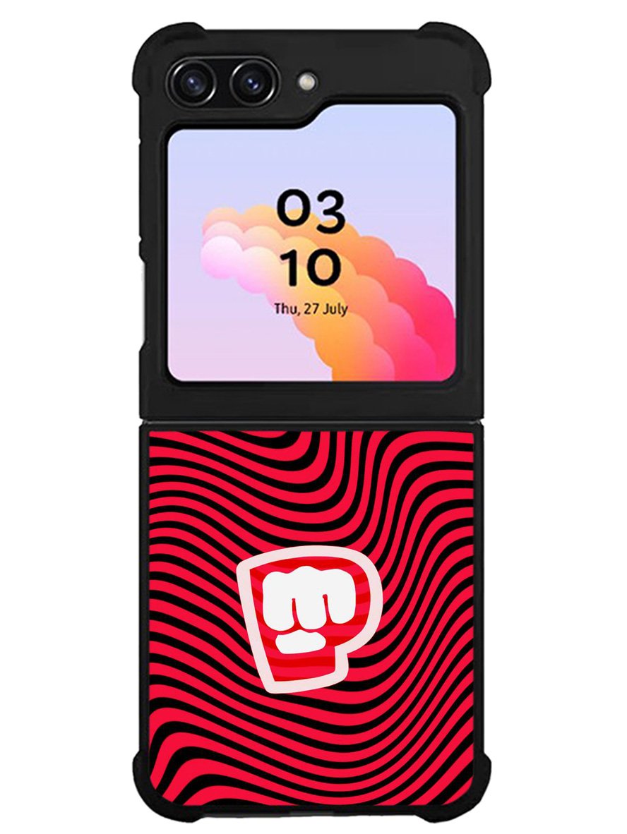 PewDiePie Red Black Logo Samsung Galaxy Z Flip 5 5G 2023 Case OV2940