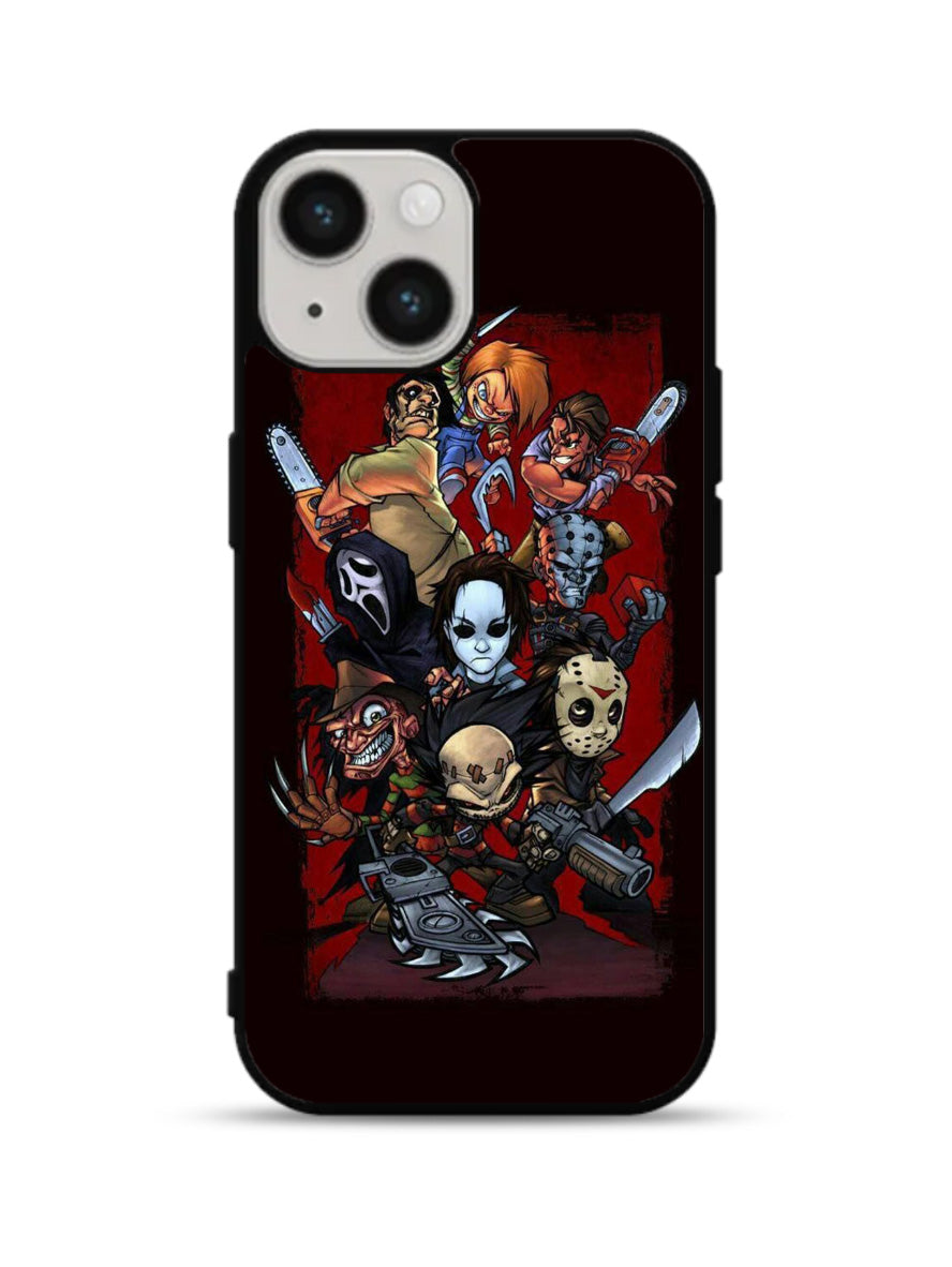 Classic Horror Movie Villains iPhone 15 Plus Case
