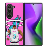 Wade Miami Heat Samsung Galaxy Z Fold 6 5G 2024 Case OV6871
