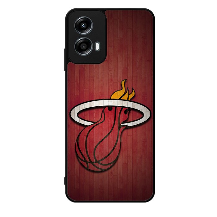 Miami Heat Red Motorola Moto G Play 2024 Case OV7006