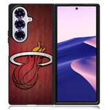 Miami Heat Red Samsung Galaxy Z Fold 7 Case OV7006