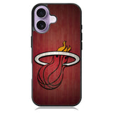 Miami Heat Red iPhone 17 Case OV7006
