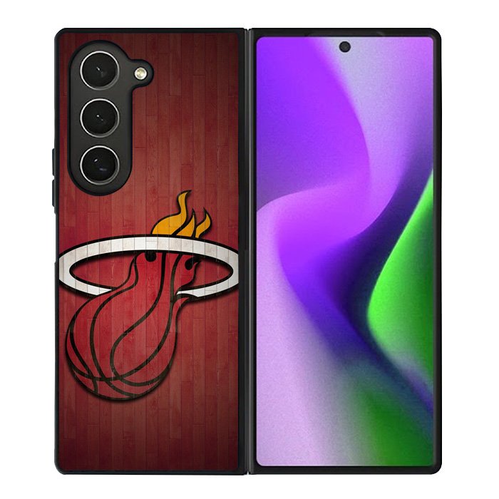 Miami Heat Red Samsung Galaxy Z Fold 6 5G 2024 Case OV7006