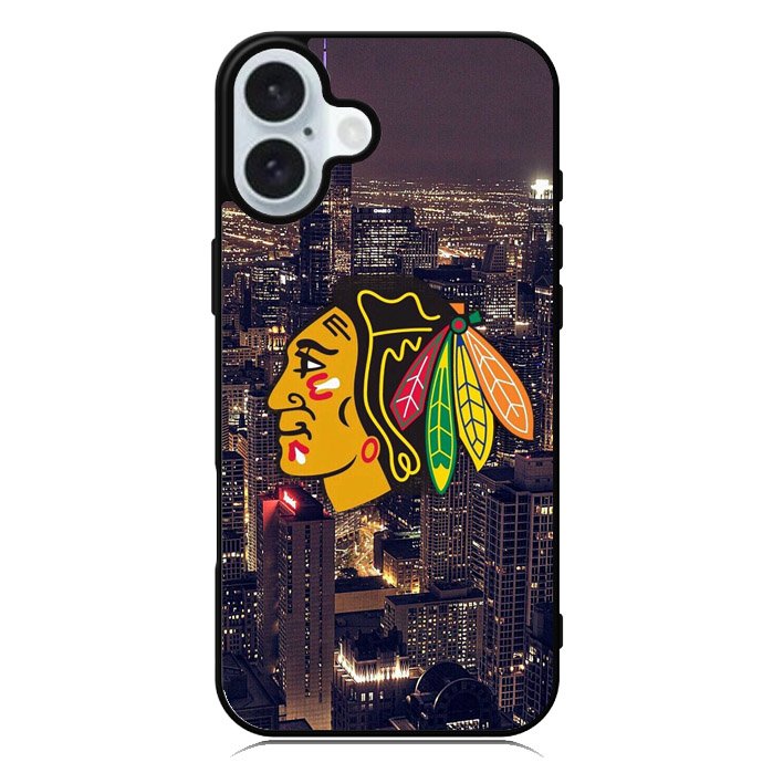 Blackhawks Chicago iPhone 16 Case QC8517