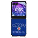Chicago Cubs Baseball Motorola Moto Razr Plus 2024 , Moto Razr+ 2024 Case OV8477