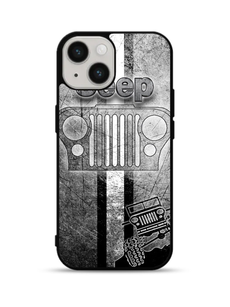 Jeep Grey iPhone 15 Plus Case
