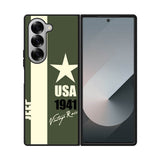Jeep Vintage Racing USA 1941 Samsung Galaxy Z Fold 7 5G Case QC9800