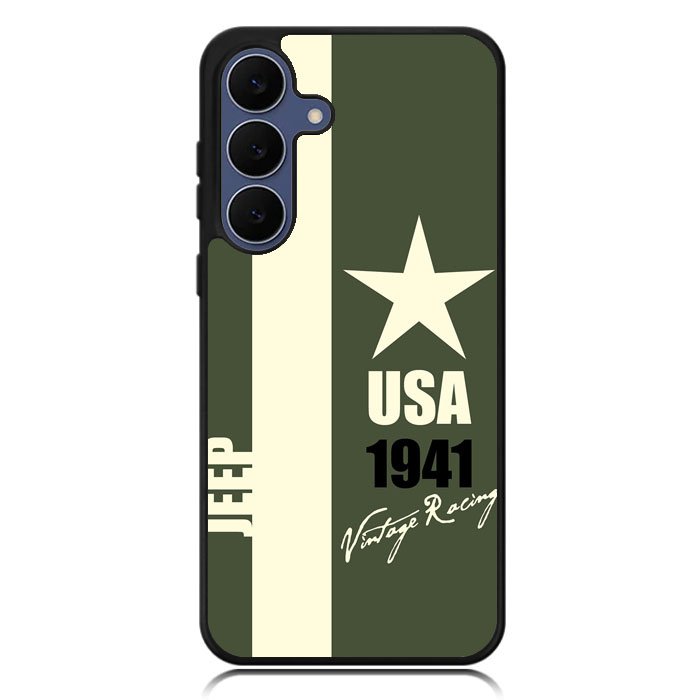 Jeep Vintage Racing USA 1941 Samsung Galaxy S25 FE Case OV9800