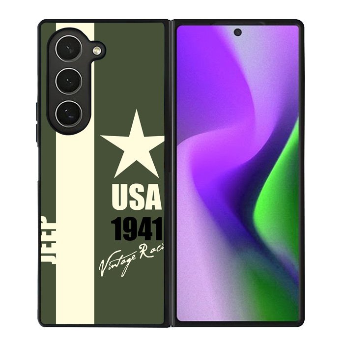 Jeep Vintage Racing USA 1941 Samsung Galaxy Z Fold 6 5G 2024 Case OV9800