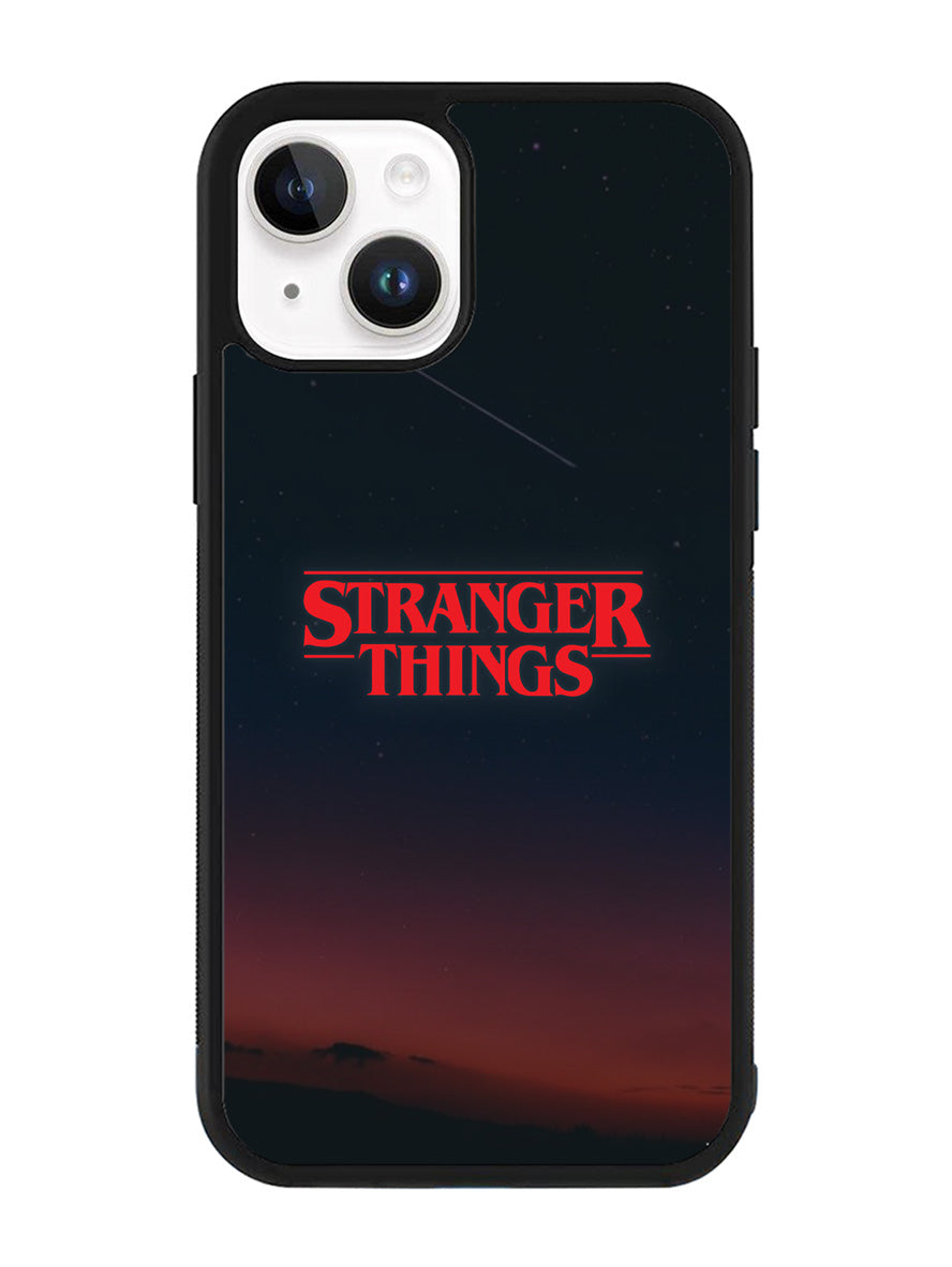 Stranger Things Logo in The Sky iPhone 15 Case OV9824